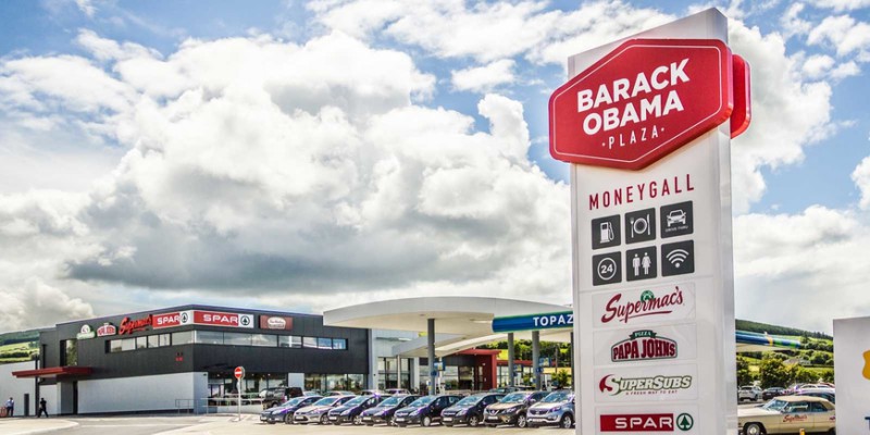 Safety Net Protections Systems Projects: Barack Obama Plaza Moneygall. Fall Protection Systems | Irish Safety Netting